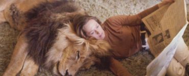 Tippi Hedren and Neil the Lion