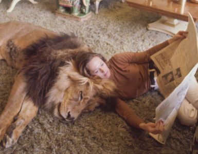 Tippi Hedren and Neil the Lion