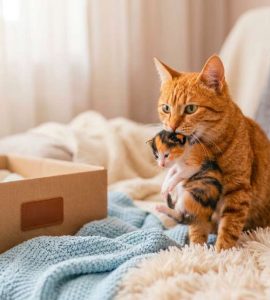 Anne kedi yavrusunu neden başka yere taşır?